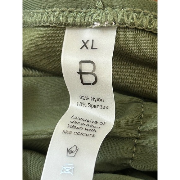 Halter High Waist Two-Piece‎ Swimsuit Tie Knot Green NWOT - Picture 10 of 10